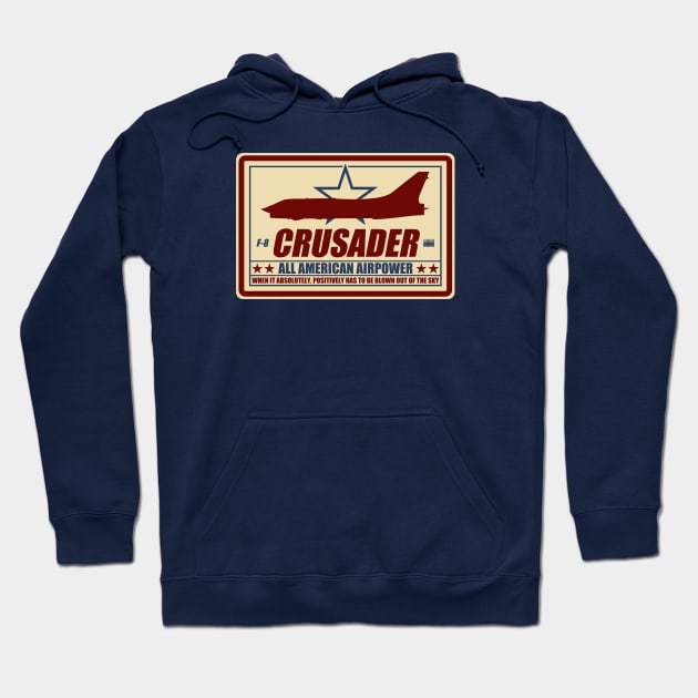 F-8 Crusader Hoodie by TCP